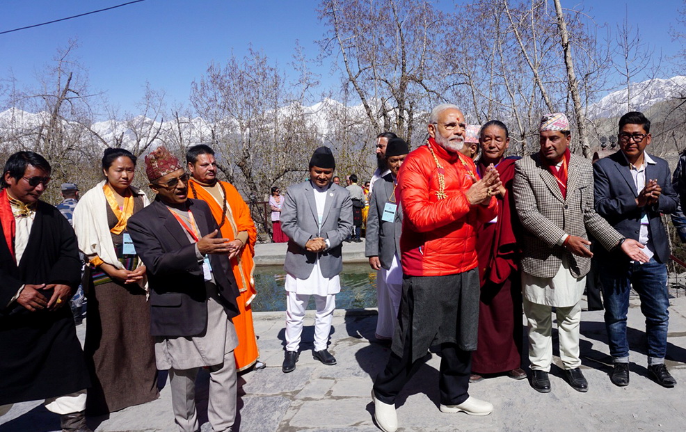 prime minister modi in Muktinath