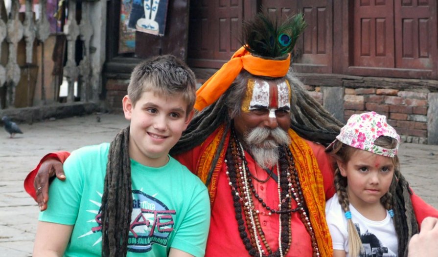 Family holiday in Nepal