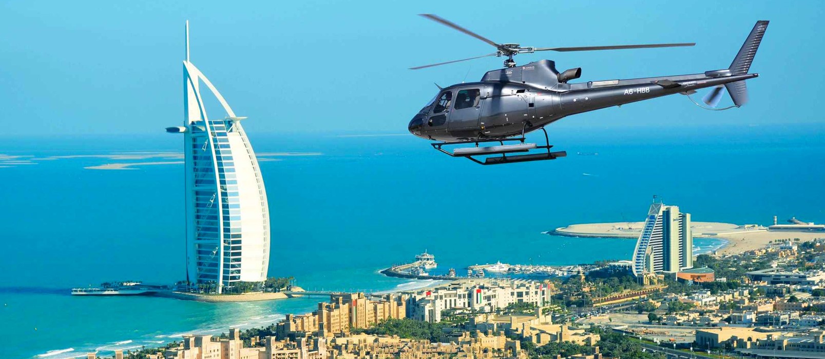 Dubai Helicopter Tours with Limousine ride